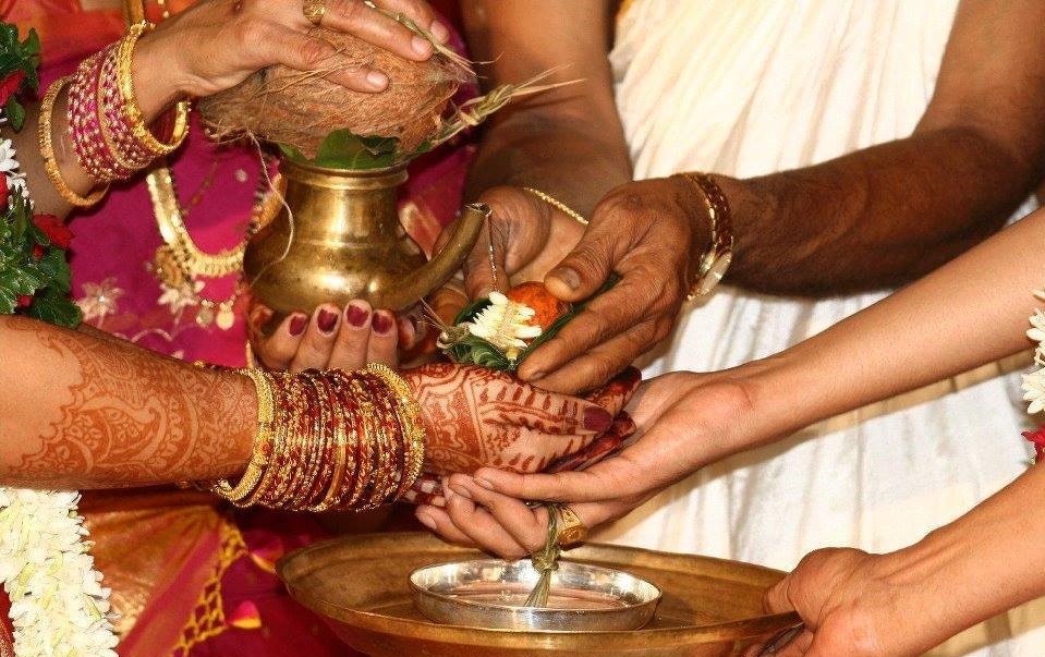 Happy couple celebrating their union